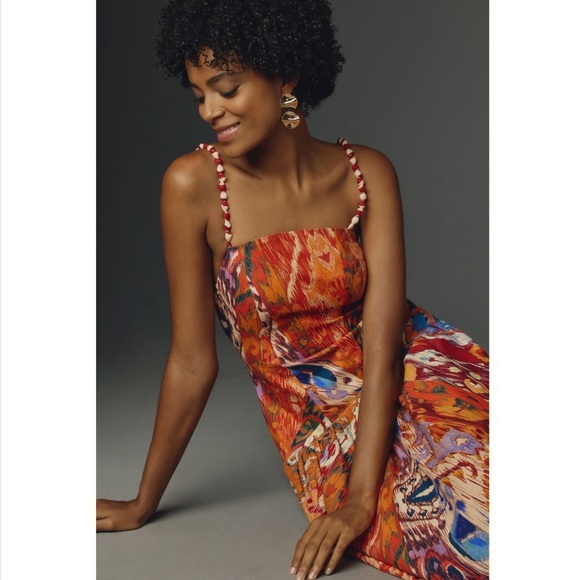 Farm Rio x Anthropologie Spliced Bare Midi Dress - Picture 4 of 8